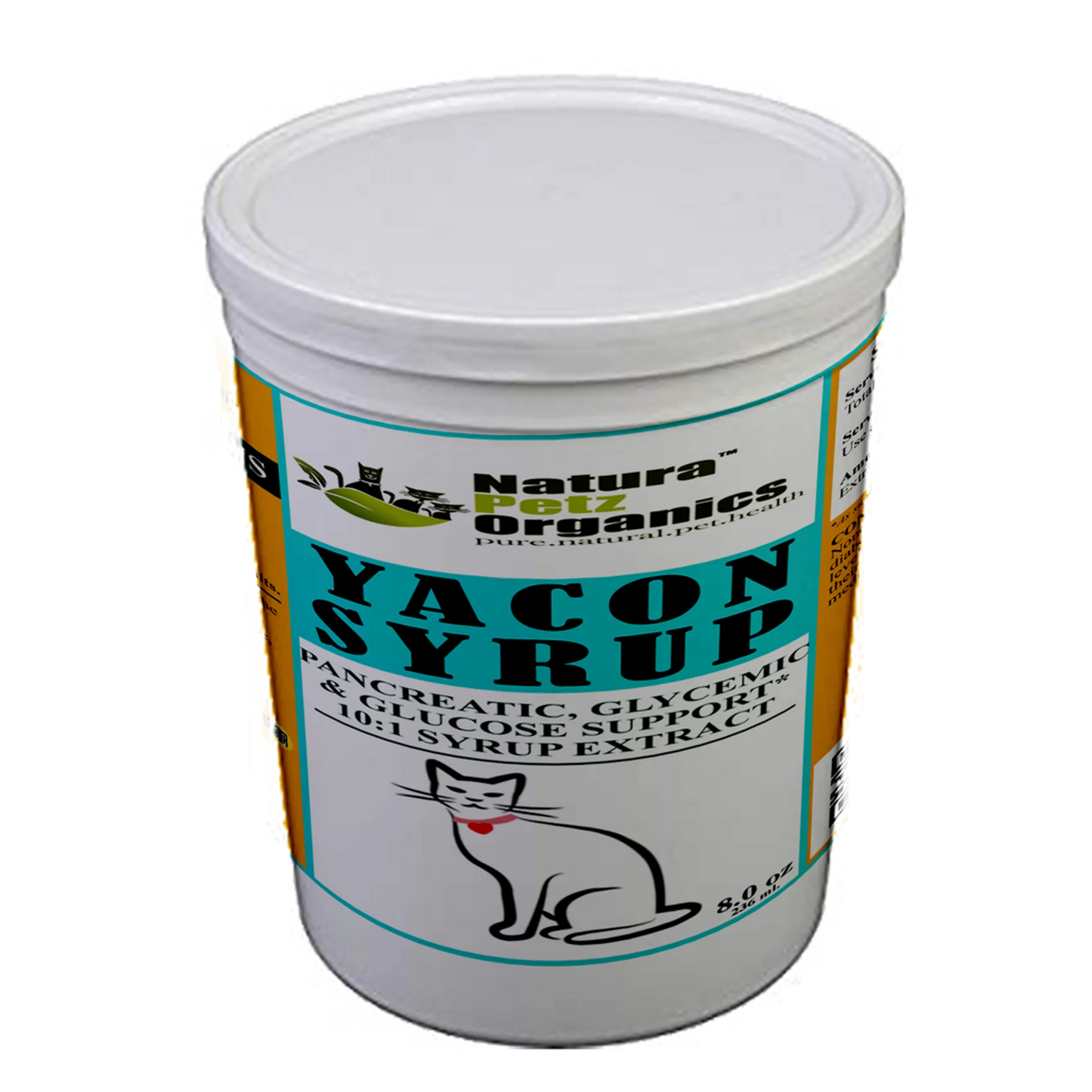 Yacon Leaf Syrup - Pancreatic Support* 10:1 The Petz Kitchen Yacon Syrup 10:1 Alcohol Free For Dogs & Cats* Meals & Treats