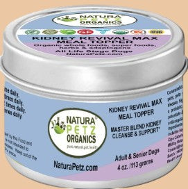 Kidney Revival Max Meal Topper* Master Blend Kidney Cleanse & Support* Adult And Senior Dogs & Cats*