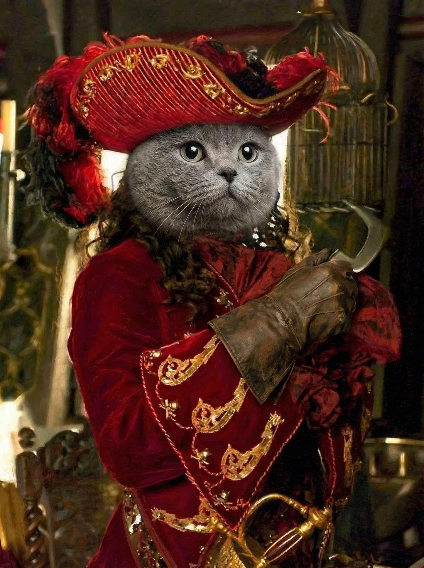 Pirates from the high seas, these daring companions bring adventure to your home