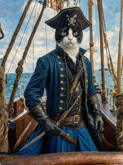 Pirates from the high seas, these daring companions bring adventure to your home
