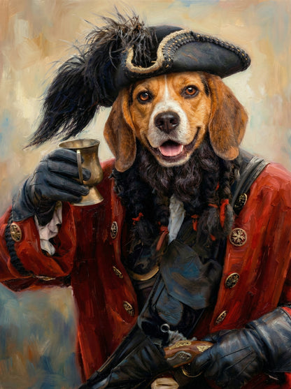 Pirates from the high seas, these daring companions bring adventure to your home