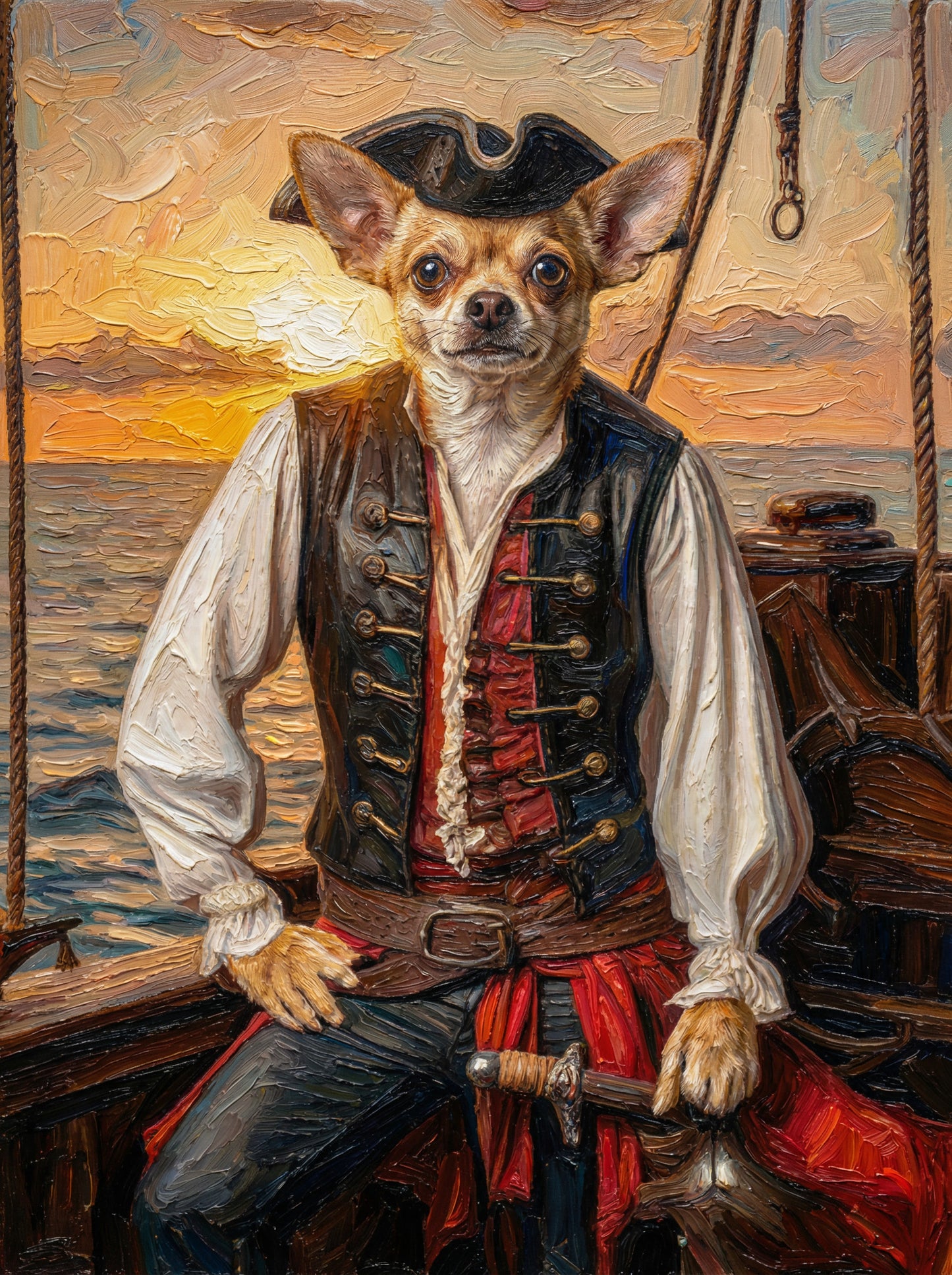 Pirates from the high seas, these daring companions bring adventure to your home