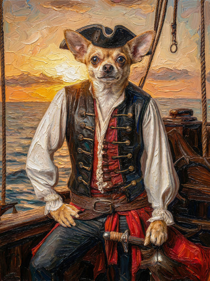 Pirates from the high seas, these daring companions bring adventure to your home