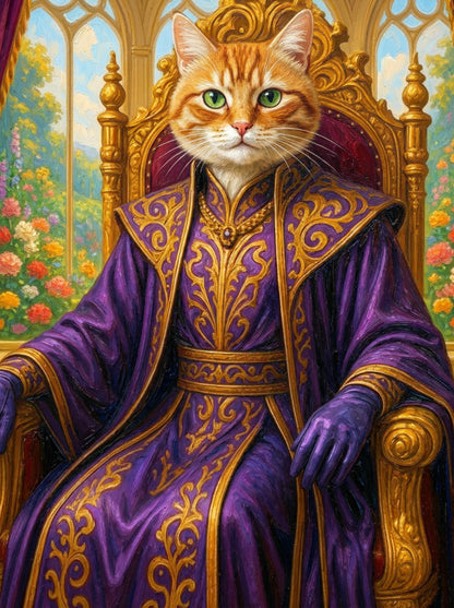 ROYAL PAINTINGS...Crown your pet in royal splendor - select a noble style, and we'll craft a majestic portrait fit for a king or queen