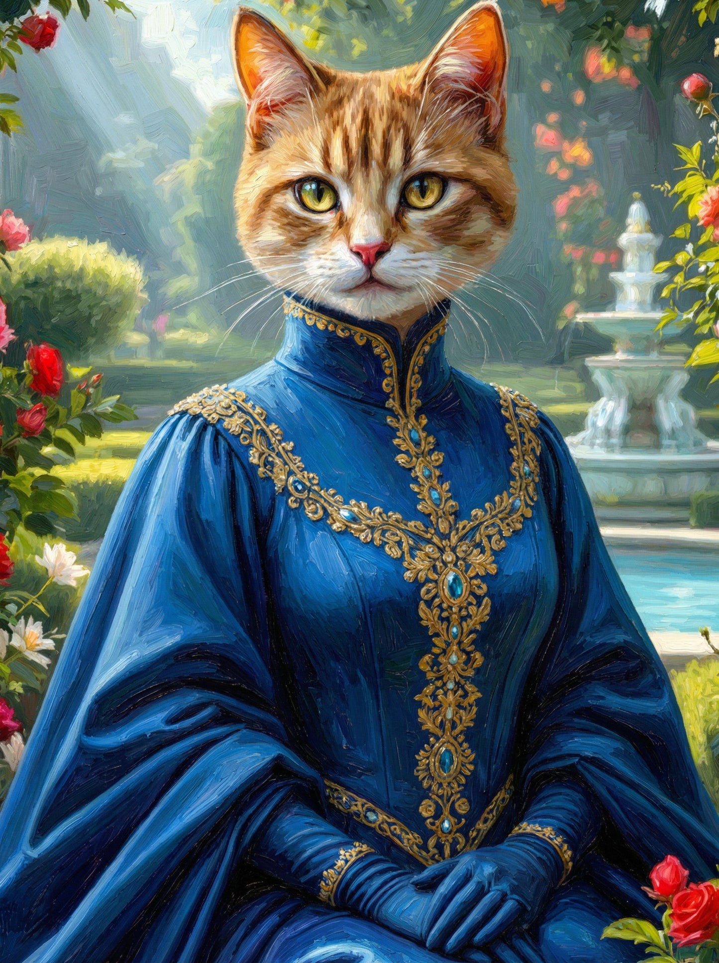 ROYAL PAINTINGS...Crown your pet in royal splendor - select a noble style, and we'll craft a majestic portrait fit for a king or queen