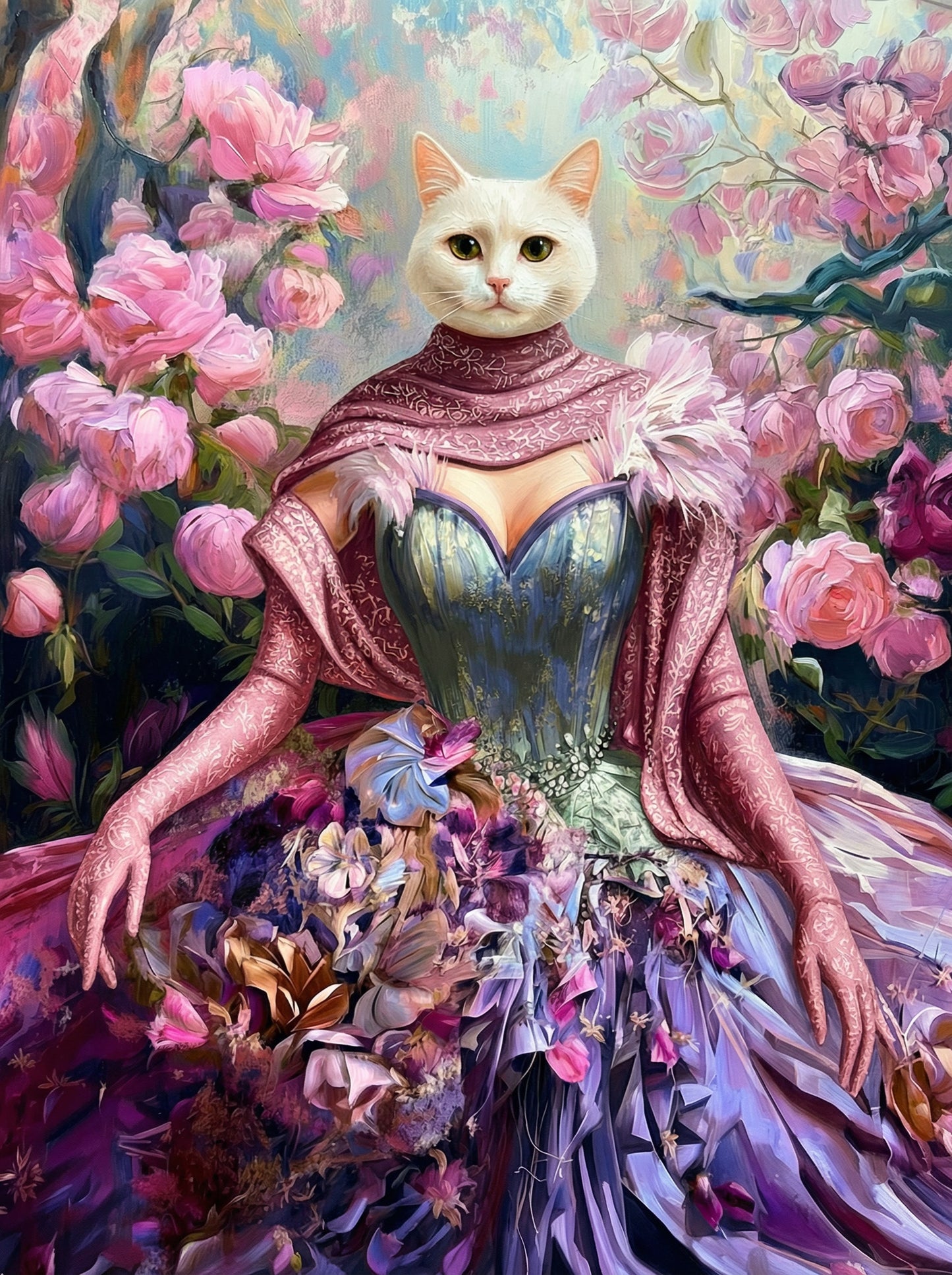 ROYAL PAINTINGS...Crown your pet in royal splendor - select a noble style, and we'll craft a majestic portrait fit for a king or queen