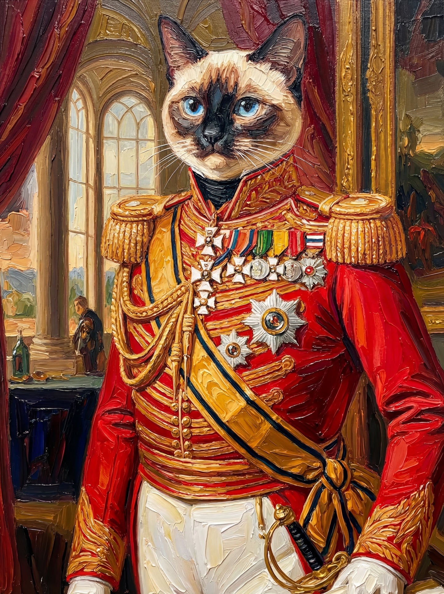 ROYAL PAINTINGS...Crown your pet in royal splendor - select a noble style, and we'll craft a majestic portrait fit for a king or queen
