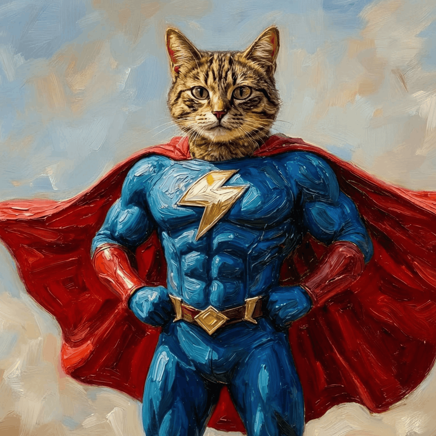 Superheroes - Transform your pet into a hero !  - Choose a favorite superhero style, and we'll create their epic portrait !