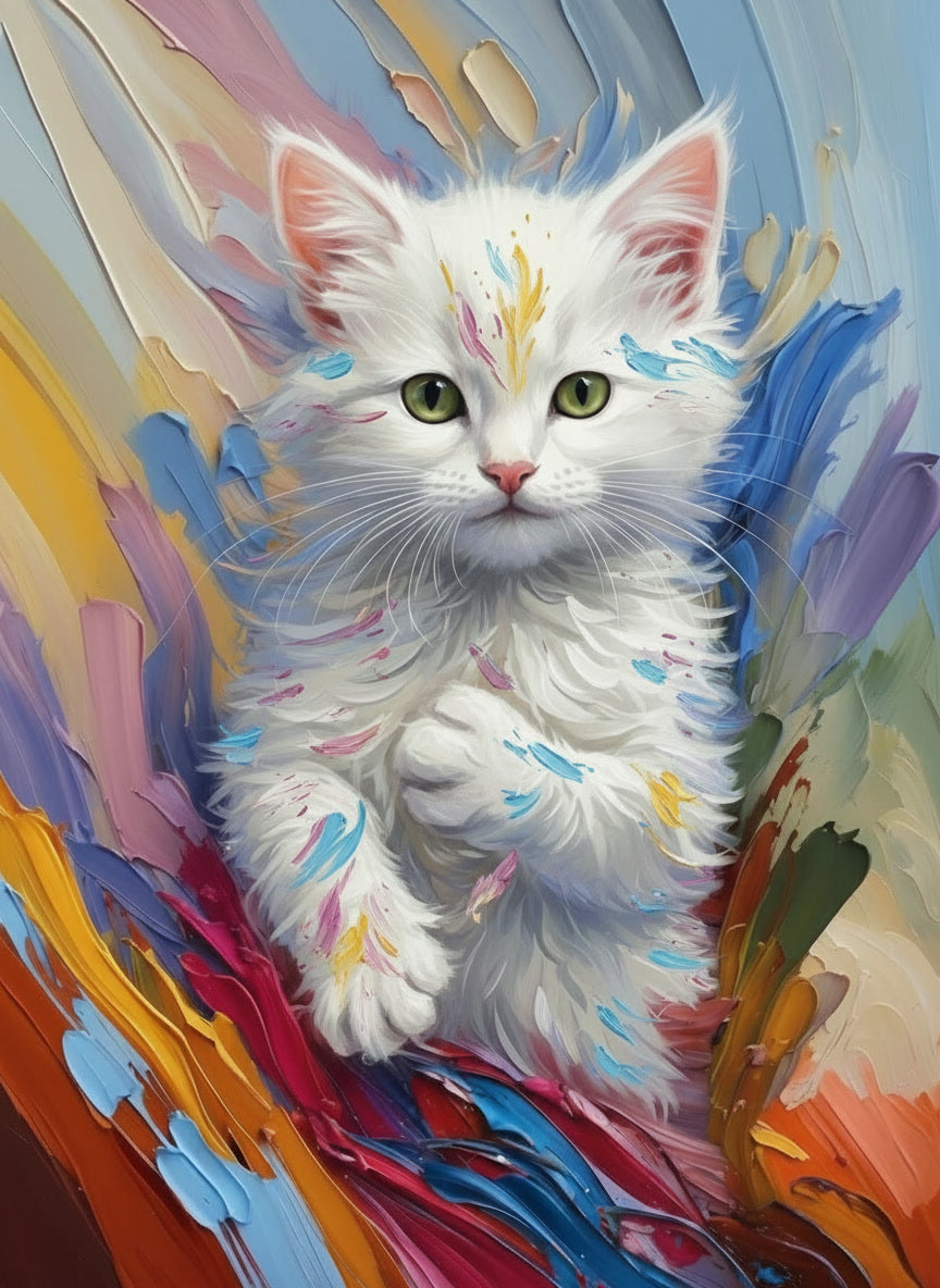 Captivating Abstract inspired interpretations where the pure essence of your beloved pet.