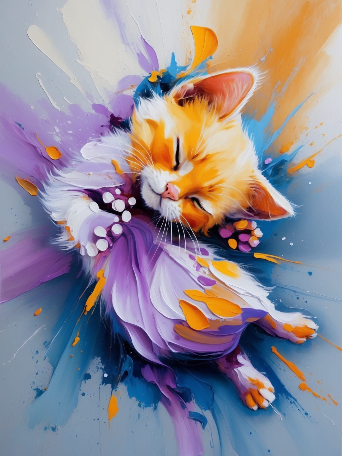 Captivating Abstract inspired interpretations where the pure essence of your beloved pet.