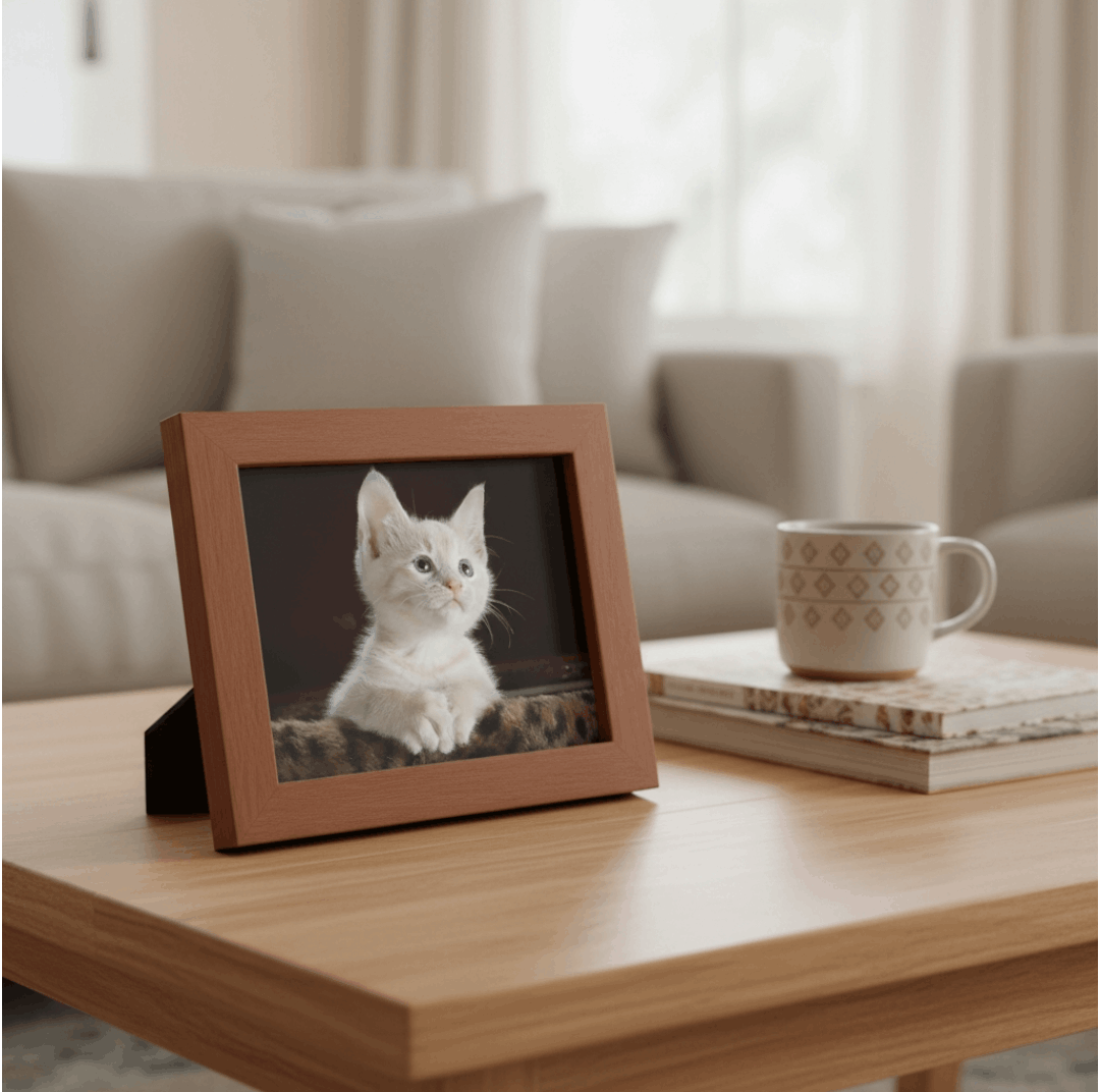 A delicate watercolor whisper, capturing the pure charm of a white kitten,  bringing softness, innocence, and a touch of wonder to your space