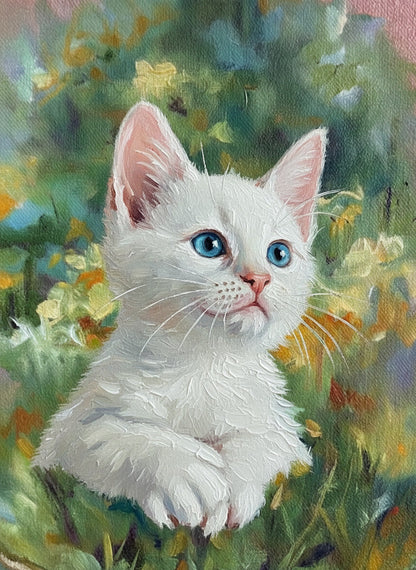 Order now a bespoke digital oil painting. Within 2 weeks, you'll receive 4 to 6 different artistic options to choose from, ensuring it's perfect. We'll create a timeless work of art you'll treasure for a lifetime