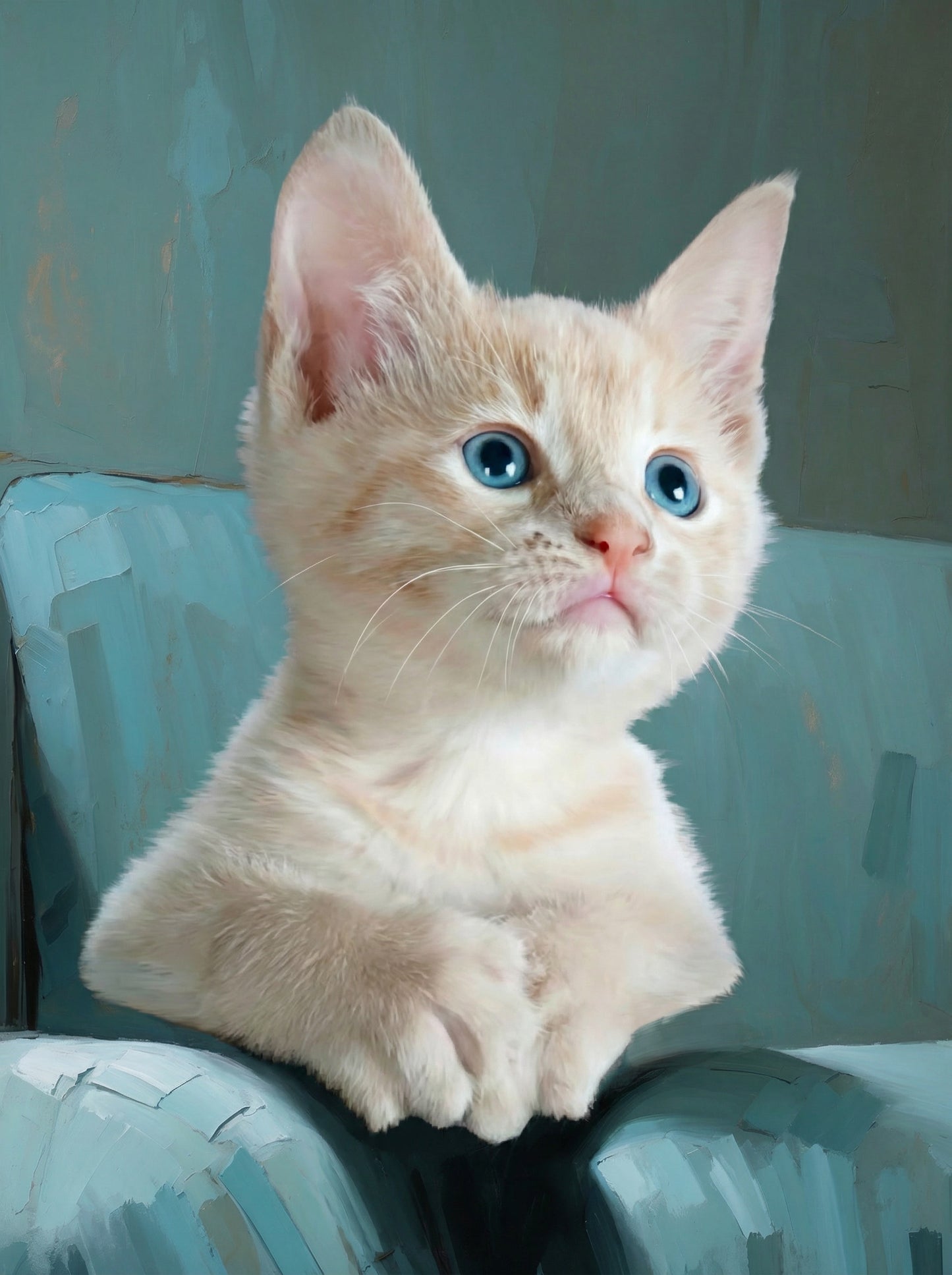 Order now a bespoke digital oil painting. Within 2 weeks, you'll receive 4 to 6 different artistic options to choose from, ensuring it's perfect. We'll create a timeless work of art you'll treasure for a lifetime