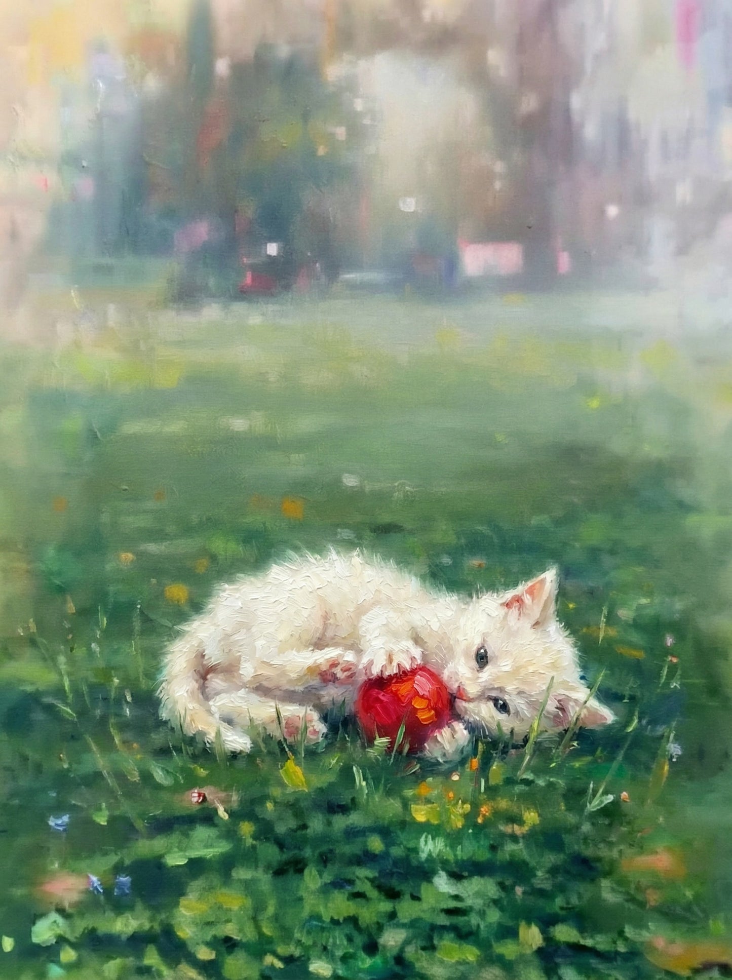 Order now a bespoke digital oil painting. Within 2 weeks, you'll receive 4 to 6 different artistic options to choose from, ensuring it's perfect. We'll create a timeless work of art you'll treasure for a lifetime