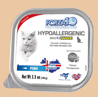 Forza10 Actiwet Hypoallergenic Icelandic Fish Recipe Canned Cat Food