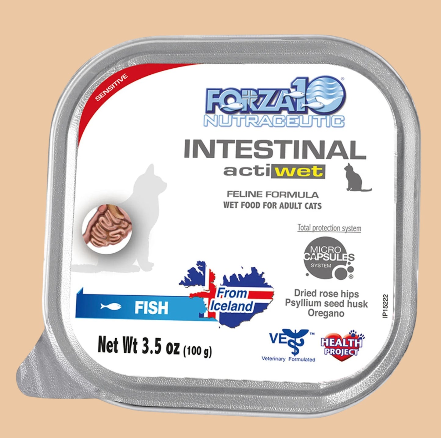 Forza10 Actiwet Intestinal Support Icelandic Fish Recipe Canned Cat Food