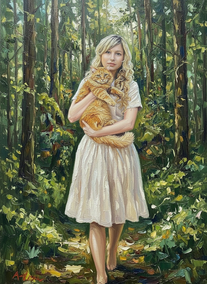 Allow us to bring your photos to life with our digital oil paintings.. Just like our samples, within a few weeks we will send 2 to 4 different artistic interpretations for you to choose from, ensuring you receive the perfect timeless artwork