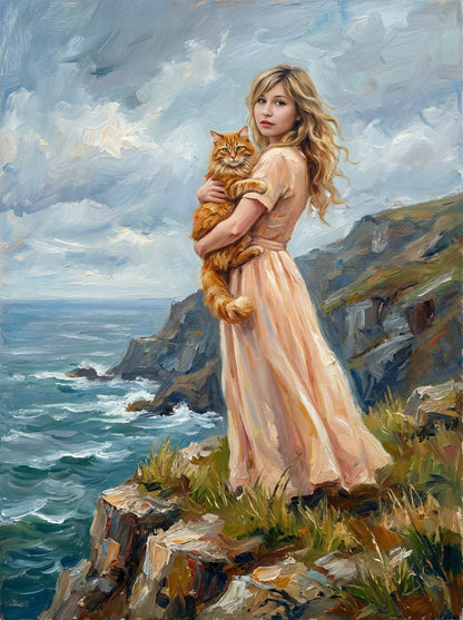 Allow us to bring your photos to life with our digital oil paintings.. Just like our samples, within a few weeks we will send 2 to 4 different artistic interpretations for you to choose from, ensuring you receive the perfect timeless artwork