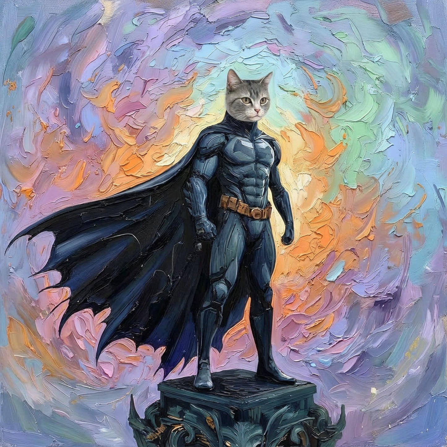 Superheroes - Transform your pet into a hero !  - Choose a favorite superhero style, and we'll create their epic portrait !