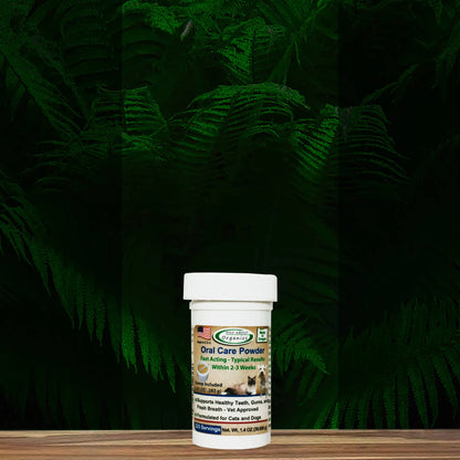 Oral Care Powder For Cats Or Dogs. Please see below for all Products information plus 3 different size descriptions