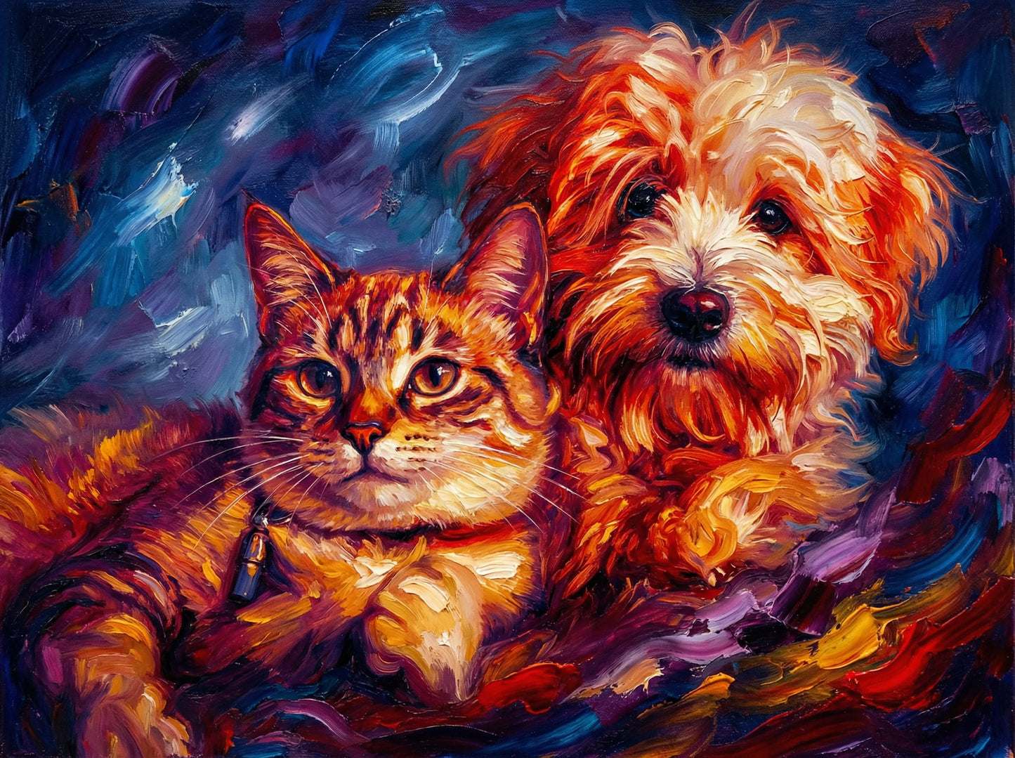 Rich, bespoke Abstract Oil on Canvas Paintings, created from the furtile imagination of the finest Graphic Artists in the world, Abstract Paintings offering  a  lifetime of memories - We will allways email 2 to 4 paintings for your final approval