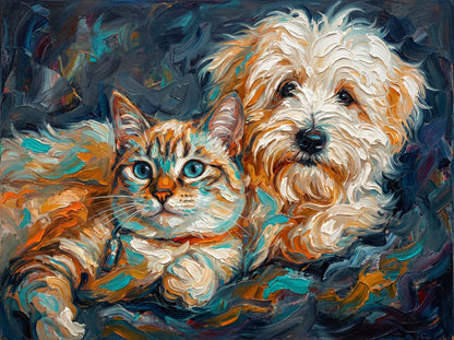 Rich, bespoke Abstract Oil on Canvas Paintings, created from the furtile imagination of the finest Graphic Artists in the world, Abstract Paintings offering  a  lifetime of memories - We will allways email 2 to 4 paintings for your final approval