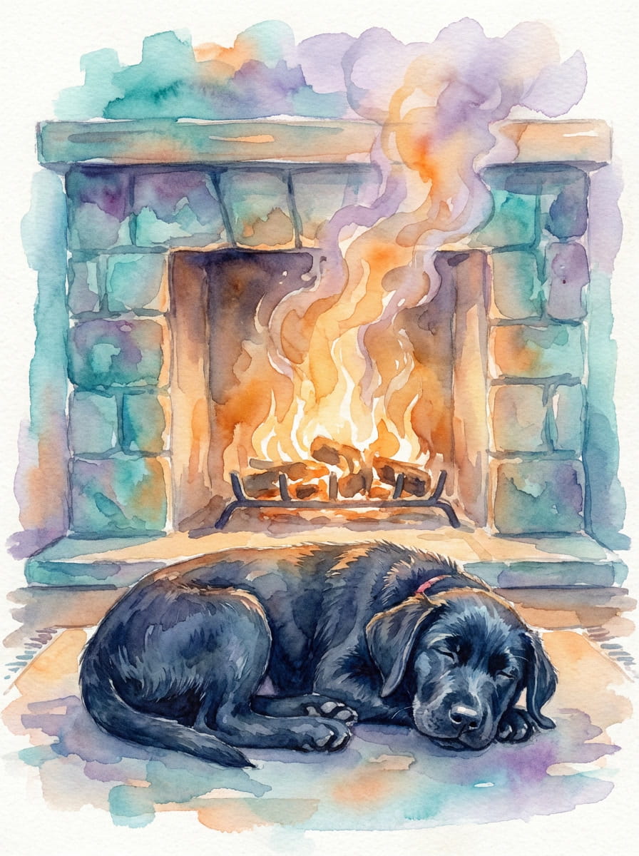 A whimsical watercolor adventure, capturing your pet's spirit - whether sailing through memories or floating into you heart
