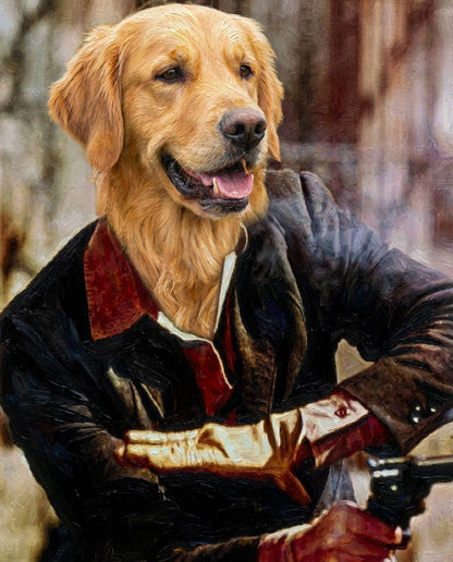 Gun Fighters - Imagine your pet as a Gunslinger of old. Standing in a lonely street staring down their adversary
