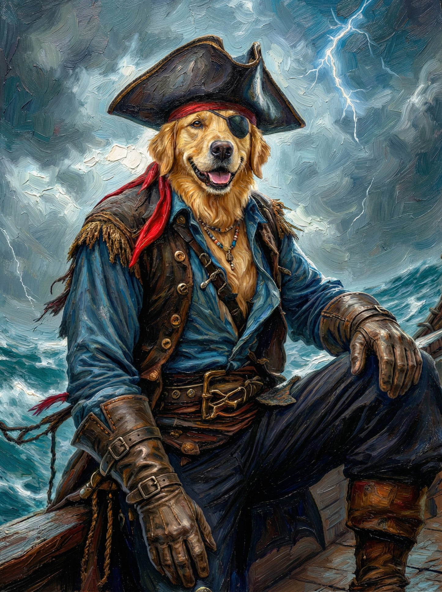 Pirates from the high seas, these daring companions bring adventure to your home