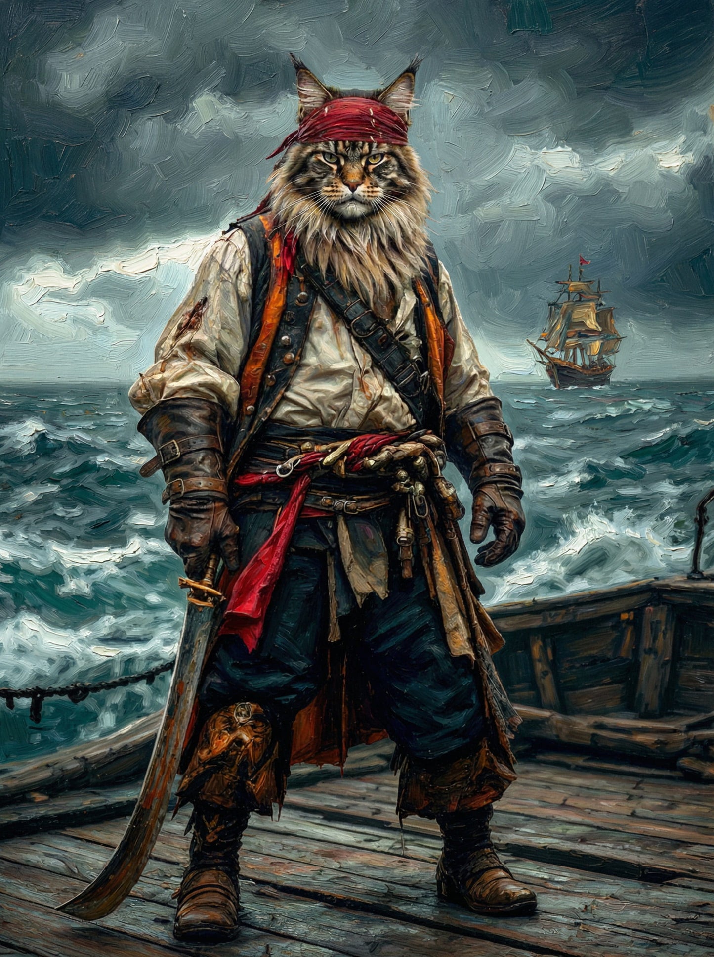 Pirates from the high seas, these daring companions bring adventure to your home