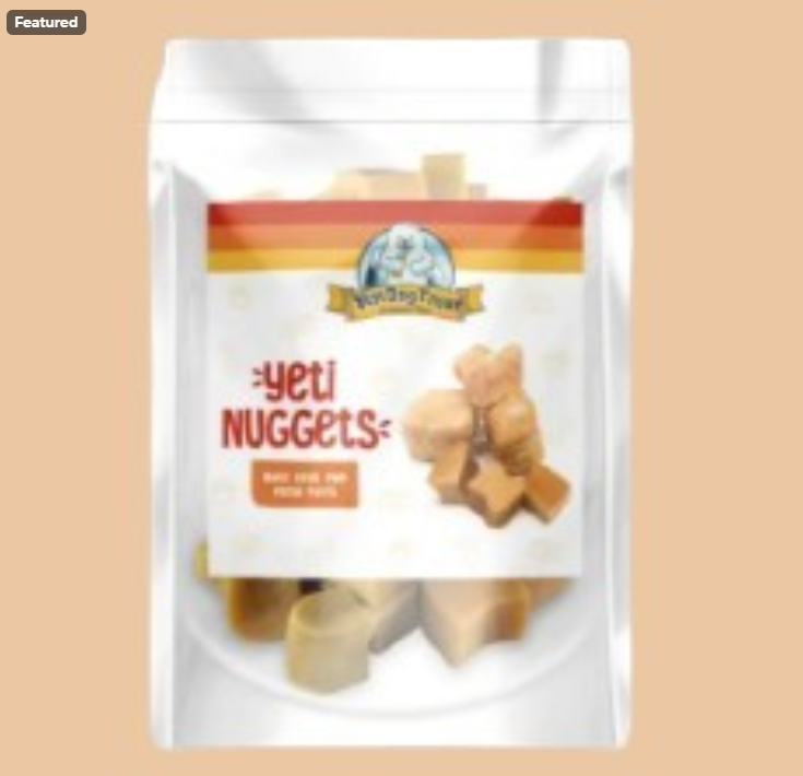 Yeti Dog Food Nuggets Natural Pet Treats