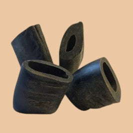 WATER BUFFALO HORN TUFFIE- 100% Natural Dog Treat & Chews, Grain-Free, Gluten-Free, Dog Chewing Dental Toys, 2 COUNT, 7.5 oz