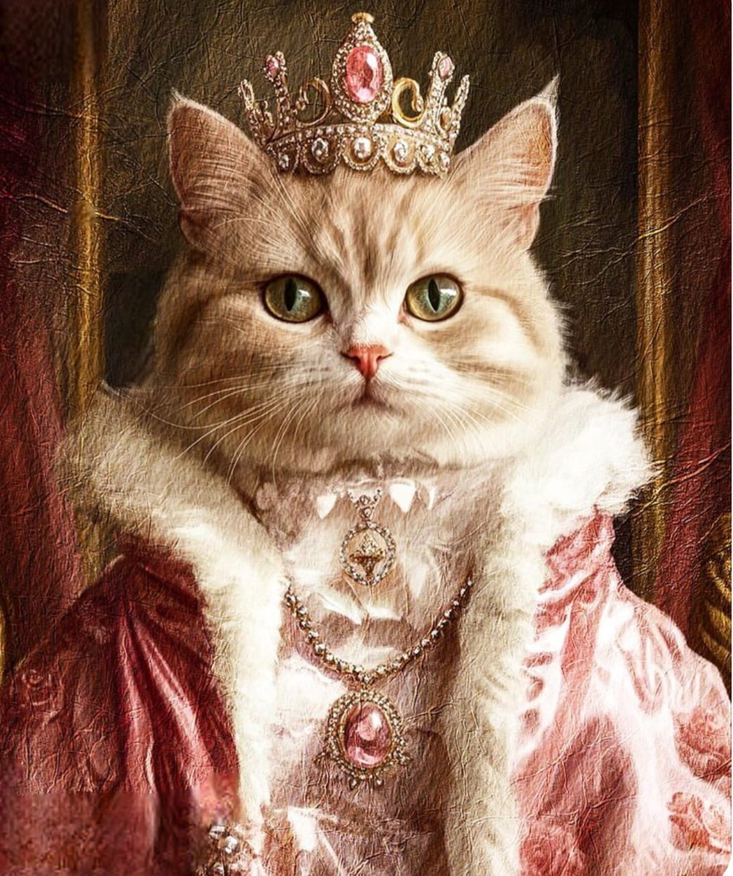 RENAISSANCE TOUCH - Transform your pet into a timeless masterpiece - select a Renassance inspired style, and we'll paint your furry friend into art history