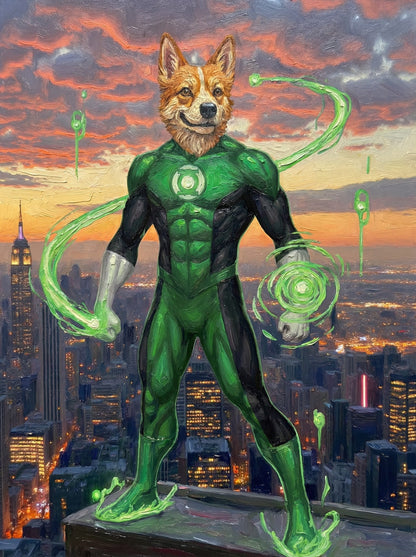 Superheroes - Transform your pet into a hero !  - Choose a favorite superhero style, and we'll create their epic portrait !