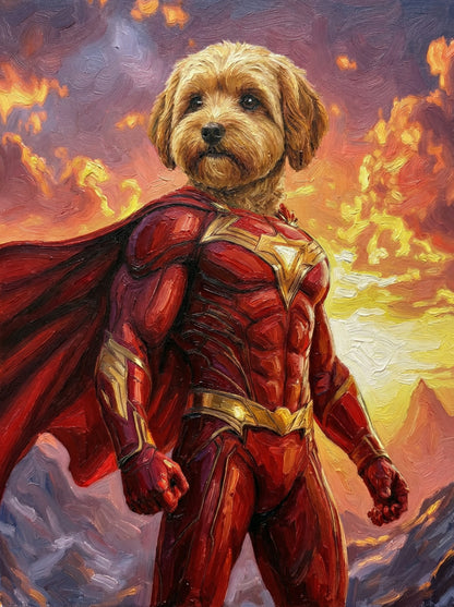 Superheroes - Transform your pet into a hero !  - Choose a favorite superhero style, and we'll create their epic portrait !
