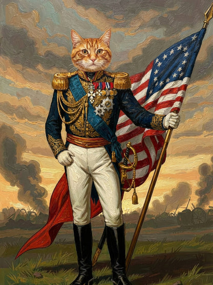 War Paintings - In grand uniforms and iconic scenes, we'll create a portrait of bravery and pride