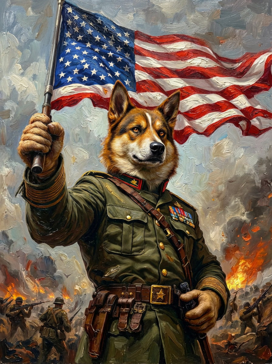 War Paintings - In grand uniforms and iconic scenes, we'll create a portrait of bravery and pride