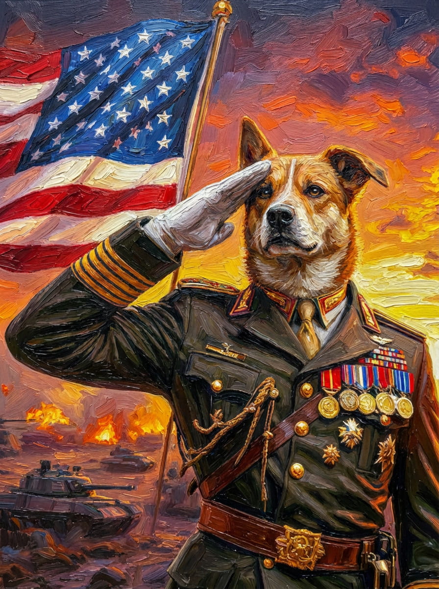 War Paintings - In grand uniforms and iconic scenes, we'll create a portrait of bravery and pride