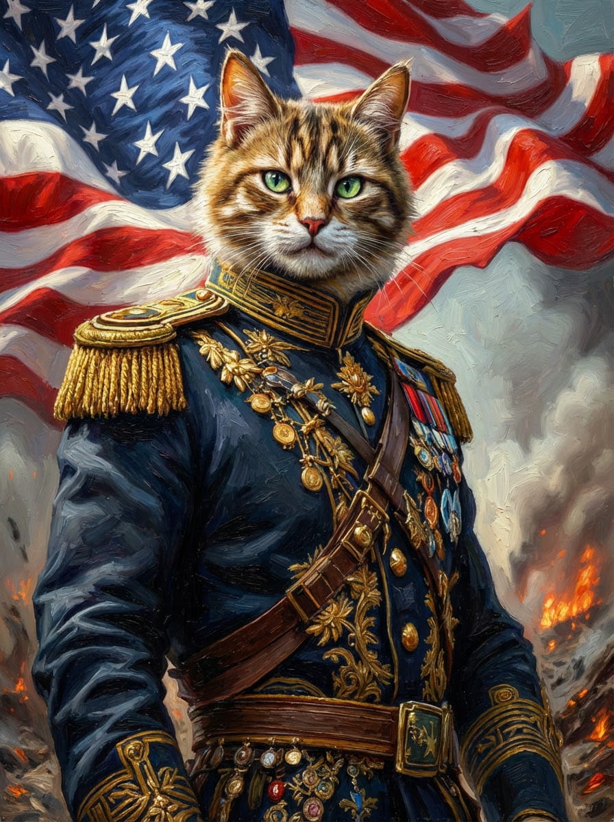 War Paintings - In grand uniforms and iconic scenes, we'll create a portrait of bravery and pride