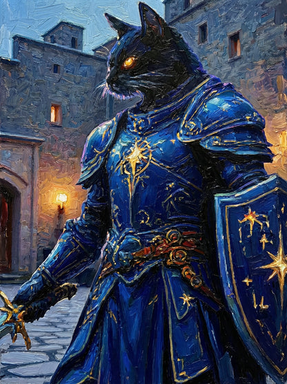 Knights of Old - Your pet as a gallant knight. Choose from epic scenes and shining armor - we'll craft their medieval masterpiece