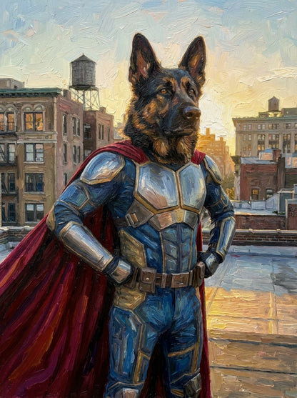 Superheroes - Transform your pet into a hero !  - Choose a favorite superhero style, and we'll create their epic portrait !