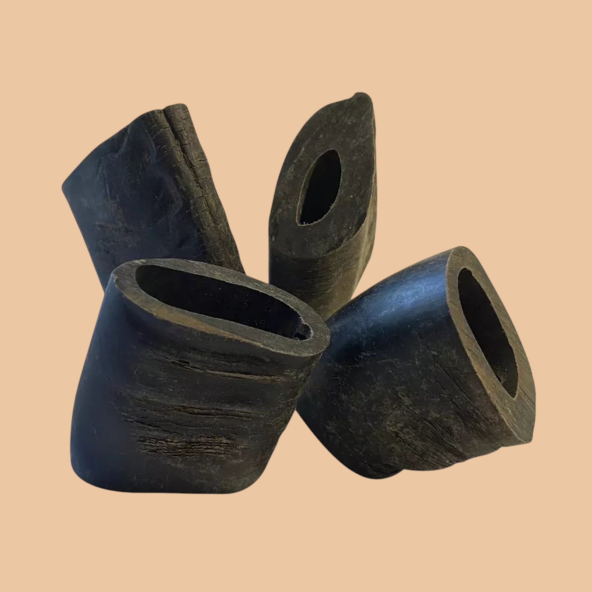 Pets Paradise Love natural water buffalo horn tuffie dog chews for dental health and aggressive chewing