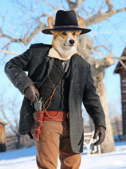 Gun Fighters - Imagine your pet as a Gunslinger of old. Standing in a lonely street staring down their adversary